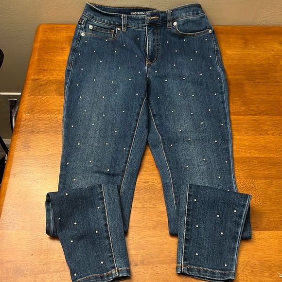 INC DENIM JEANS SIZE 4/27 - Picture 2 of 4